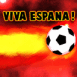 Espagne: "Viva Espana!" et ballon